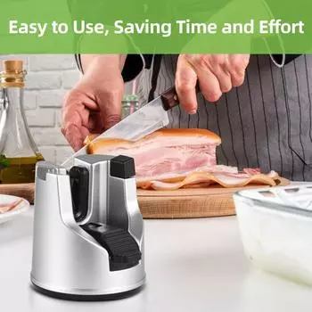 3-в-1 точилка для ножей из вольфрамовой стали, ручная кухонная точилка с присоской, полировальный стержень для кухни, прямой