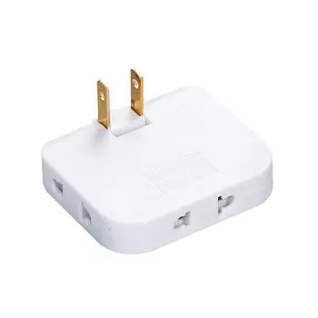 3 в 1 удлинитель EU с поворотом на 180 градусов, зарядный преобразователь белый