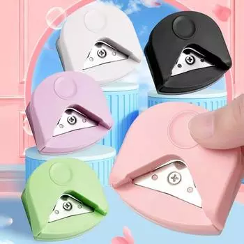 3 в 1 угловой круглый бумажный фото альбом для вырезок металлическое лезвие R-4 угловой резак для филе DIY ручная работа инструмент для рукоделия из бумаги чёрный