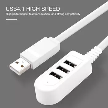3 в 1 USB-разветвитель, многофункциональное зарядное устройство 3A, преобразователь, USB-порт, концентратор, цифровые кабели передачи данных, аксессуары, удлинительный кабель, линия 1pcs