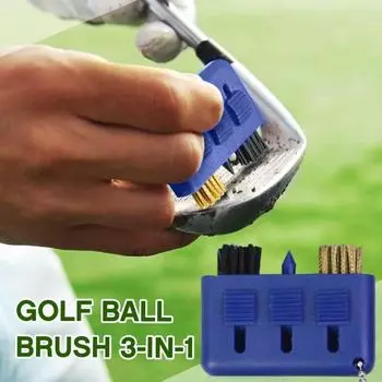3-в-1 выдвижной инструмент для чистки клюшек для гольфа портативная щетка для чистки клюшек для гольфа набор для чистки клюшек для гольфа заточка для клюшек для гольфа мячи розовый