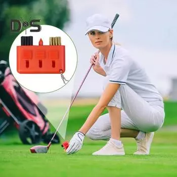 3-в-1 выдвижной инструмент для чистки клюшек для гольфа портативная щетка для чистки клюшек для гольфа набор для чистки клюшек для гольфа заточка для клюшек для гольфа мячи розовый
