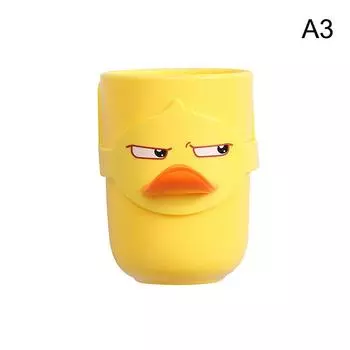 3 в 1 желтая утиная зубная щетка стаканчик портативный зубная щетка мытье полости рта пластиковый держатель зубной щетки для дома и отеля аксессуары для ванной комнаты