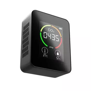 3 в 1 ЖК-дисплей CO2-метр, датчик температуры воздуха, датчик углекислого газа, автоматическая калибровка, 400-5000 PPM, монитор качества воздуха PPM белый