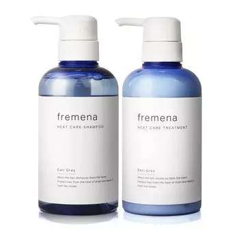 3 вида набора шампуней FREMENA по 400 мл каждый Damage Care Heat Active Damage Wavy Даже сухие волосы становятся гладкими и блестящими Седые [Содержит