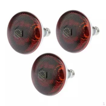 3 водонепроницаемые лампы для разведения E27 с обогревателем