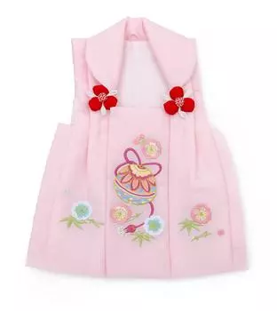 3 years 3 years for single cherry Shichi-Go-San, old, old, children, girls, item, pink, embroidery, blossoms, bells, flowers, 3390-00012