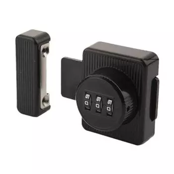 3-значный дверной парольный замок, безопасный кодовый замок, многофункциональный ящик, парольный замок внутри помещения чёрный