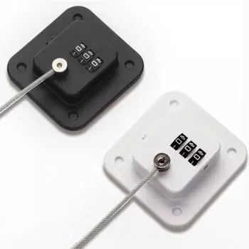 3-значный оконный парольный замок без перфорации, кодовый замок, безопасность для детей, замок для холодильника белый