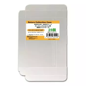 3A Company Защитный прозрачный чехол для Super Nintendo 25 предметов RCC-SFCCASE-5P-5SET