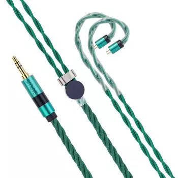 3APLUS AL65 кабель для наушников 2Pin кабель для обновления кабеля 6N посеребренный OCC 4-жильный сменный кабель совместимый с FiiO QoA vesper New Mojito Affinity