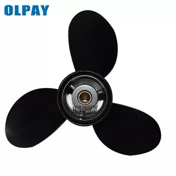 3B2-64517-0 8,9*8,5 пропеллер из алюминиевого сплава для Tohatsu 2-тактный 9,8 л.с., пропеллер для Hidea 2-тактный 9,8 л.с. China чёрный