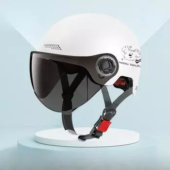 3C Certified Electric Car Women s Summer Electric Car Motorcycle Half Helmet Men s Four-season Universal Summer Sun Protection Women s Helmet