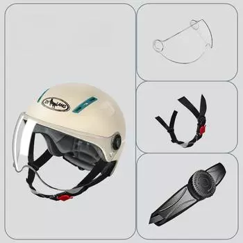 3c сертифицированный электрический шлем для мотоцикла и велосипеда, мужской и женский летний солнцезащитный полушлем, универсальный летний защитный шлем на все времена года