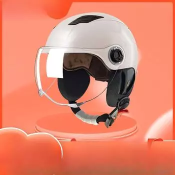 3C сертифицированный электромобильный шлем, всесезонный мужской и женский аккумуляторный мотоциклетный шлем, защитный шлем, летний зимний полушлем