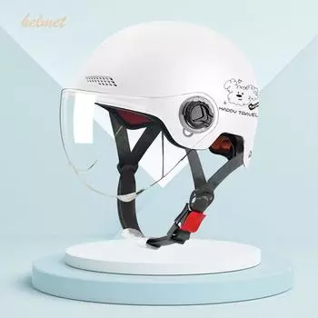 3C сертифицированный новый национальный стандарт электромобиля мотоцикла женский летний электромобиль полушлем мужской всесезонный универсальный защитный шлем
