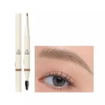 3CE Easy Brow Designing Pencil 0.13g, SOFT ASH BROWN, 1 piece