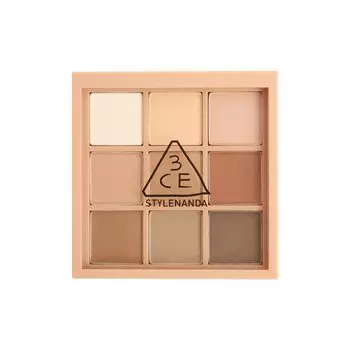 3CE MULTI EYE COLOR PALETTE color palette 9 colors Eye shadow Eye shadow Eye makeup Eye color Yete Brevet Single color Gradation Powder Mood recipe