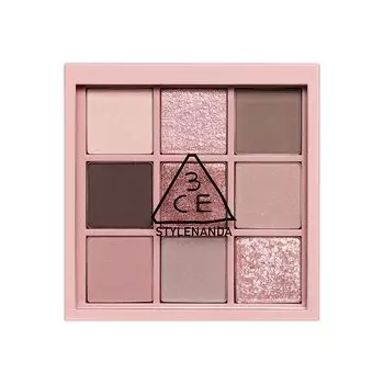 3CE Multi Eye Color Palette M Pink Collection 9 Colors Eye Shadow Korean Cosmetics розовый