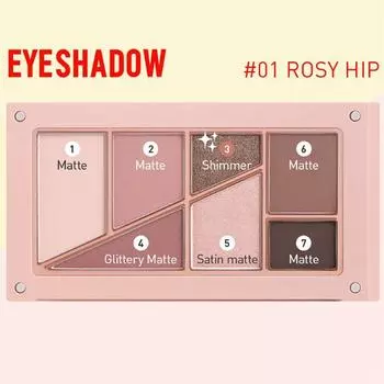 3ce Палетка теней для век Layer It All 7,5 г ROSY HIP