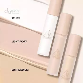 3CE SKIN FIT COVER LIQUID CONCEALER 3CE Skin Fit Liquid Concealer, WHITE (white), 1 pc.