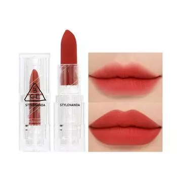 3CE Soft Matte Lipstick Red Muse, Red Muse, 3.5g, 1 piece