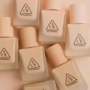 3CE VELVET FIT FOUNDATION, Макияж, Soft& Smooth, Корейская косметика, KBeauty, пробник Beige