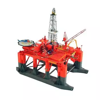 3D 1/400 DIY Semi Submersible Oil Drilling Platform Model Gift