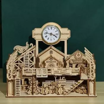 3D 3D головоломка подарок дом деревянный пазл улучшение концентрации DIY головоломка модель дом, корейские популярные головоломки
