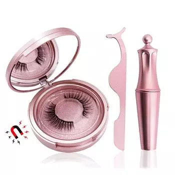 3D 5 Магнитов Ресницы Магнитные Ресницы Набор Накладные Ресницы 3D Накладные Ресницы Пинцет 1Pair AD811