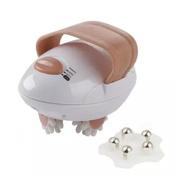 3D электрический барабан, массажер для похудения тела, роликовый антицеллюлитный массажер, машина для сжигания жира, инструмент для похудения, облегчения мышц EU Plug белый