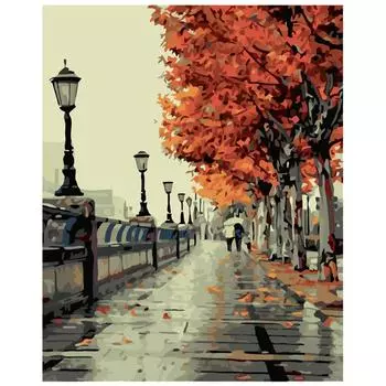 3D Алмазная вышивка Картина Вышивка крестом Круглый горный хрусталь Картина Уличная прогулка Full Round 20x25CM