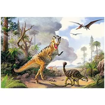 3D Алмазная вышивка Картина Вышивка крестом Круглый горный хрусталь Картина Животное Динозавр Full Round 20x25CM