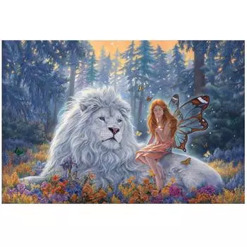 3D Алмазная вышивка животное Лев картина вышивка крестом круглый горный хрусталь картина украшение дома Full Round 20x25CM