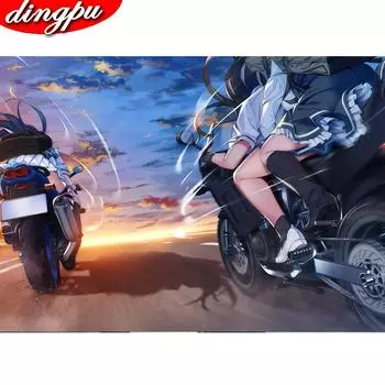 3D алмазная живопись Фэнтези полная дрель круглая/круглая Новое поступление комплект для рукоделия Алмазная мозаика музыка полный макет декора 20X30CM