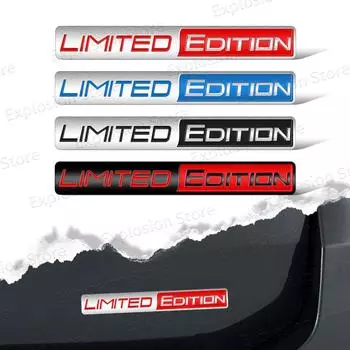3D алюминиевая эмблема ОГРАНИЧЕННОГО ТИРА, наклейка на кузов автомобиля, украшение для автомобиля, грузовика, мотоцикла, аксессуар для модификации