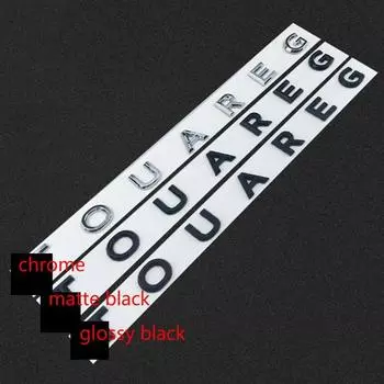 3D эмблема с буквами ABS для TO/UAREG, Стайлинг автомобиля, средний багажник, слово, логотип, значок, украшение, наклейка chrome