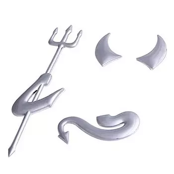 3D ангелочек, маленький дьявол, демон, наклейка, наклейки для автомобиля, креативные забавные наклейки для автомобиля, наклейки для окна, стайлинга автомобилей, автомобильные аксессуары