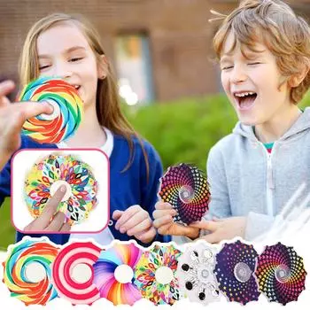 3D анимация палец гироскоп красочная анимация палец гироскоп игрушка игрушки