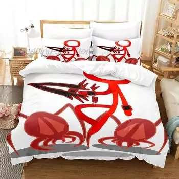 3D Аниме Алан Беккер Постельное белье Односпальная кровать Твин Полный комплект двуспальной кровати размера «king-size» Детская спальня для мальчиков Пододеяльник Наборы 3D Печать Игра 155x215cm 3pcs