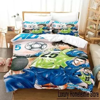 3D Anime Ashito Aoi Bedding Set Duvet Cover Bed Set Quilt Cover Pillowcase Comforter king Queen Size Boys Adult Home Textiles 70x133cm 2pcs