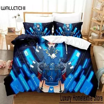3D Anime Kantai Collection Bedding Set Boys Girls Twin Queen Size Duvet Cover Pillowcase Bed Kids Adult Fashion Home Textiles 70x133cm 2pcs