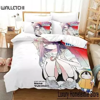3D аниме Кубо не даст мне быть невидимым комплект постельного белья односпальный двуспальный двуспальный комплект постельного белья для взрослых и детей спальня пододеяльник наборы 70x133cm 2pcs