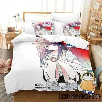 3D аниме Кубо не даст мне быть невидимым комплект постельного белья односпальный двуспальный двуспальный комплект постельного белья для взрослых и детей спальня пододеяльник наборы 70x133cm 2pcs