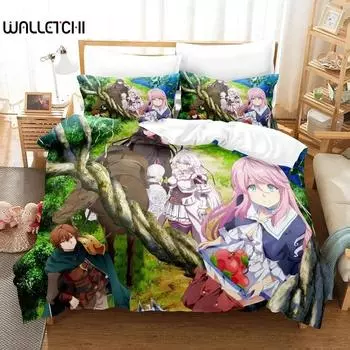 3D Anime Redo of Healer Bedding Set Duvet Cover Bed Set Quilt Cover Pillowcase Comforter king Queen Size Boys Adult Bedding Set 70x133cm 2pcs