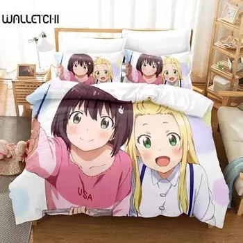 3D Anime The This Art Club Has a Problem Bedding Sets Duvet Cover Set With Pillowcase Twin Full Queen King Bedclothes Bed Linen 70x133cm 2pcs