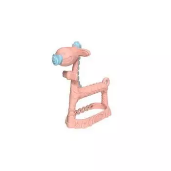 3D Anjou Giraffe Bracelet Teething Nozzle, Single Item, Pink, 1 Piece, Корейские детские товары
