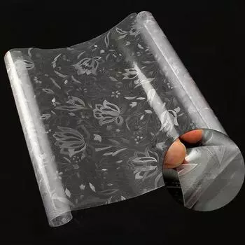 3D анти-тепловая солнечная стеклянная пленка и УФ-пленка, ослепляющая пленка, статические непрозрачные стеклянные наклейки 45 cm*100cm прозрачный