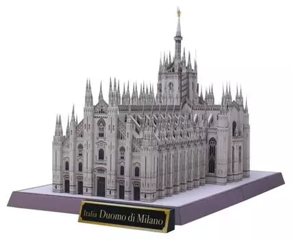 3D Assembly Model Paper Craft World Historical Building (Milan Cathedral)