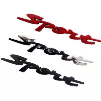 3D автомобильная наклейка гоночная спортивная эмблема значок наклейка авто наклейка на тело украшения поставки чёрный